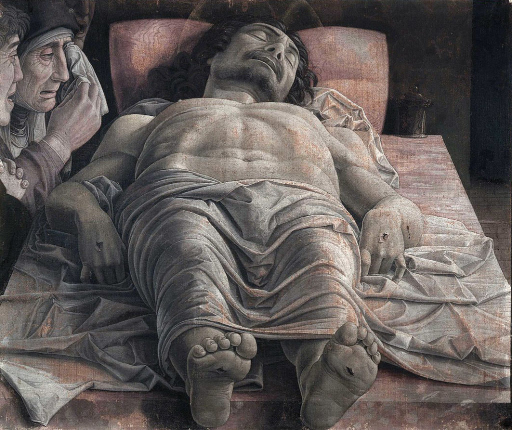 Cristo morto Andrea Mantegna