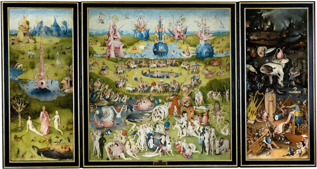 trittico del giardino delle letizie di Bosch